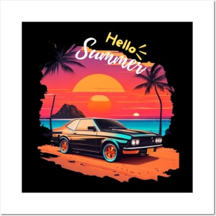 hello summer nice t-shirt for this summer T-Shirt Posters and Art